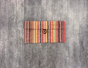 1930s 1940s woven purse . vintage clutch