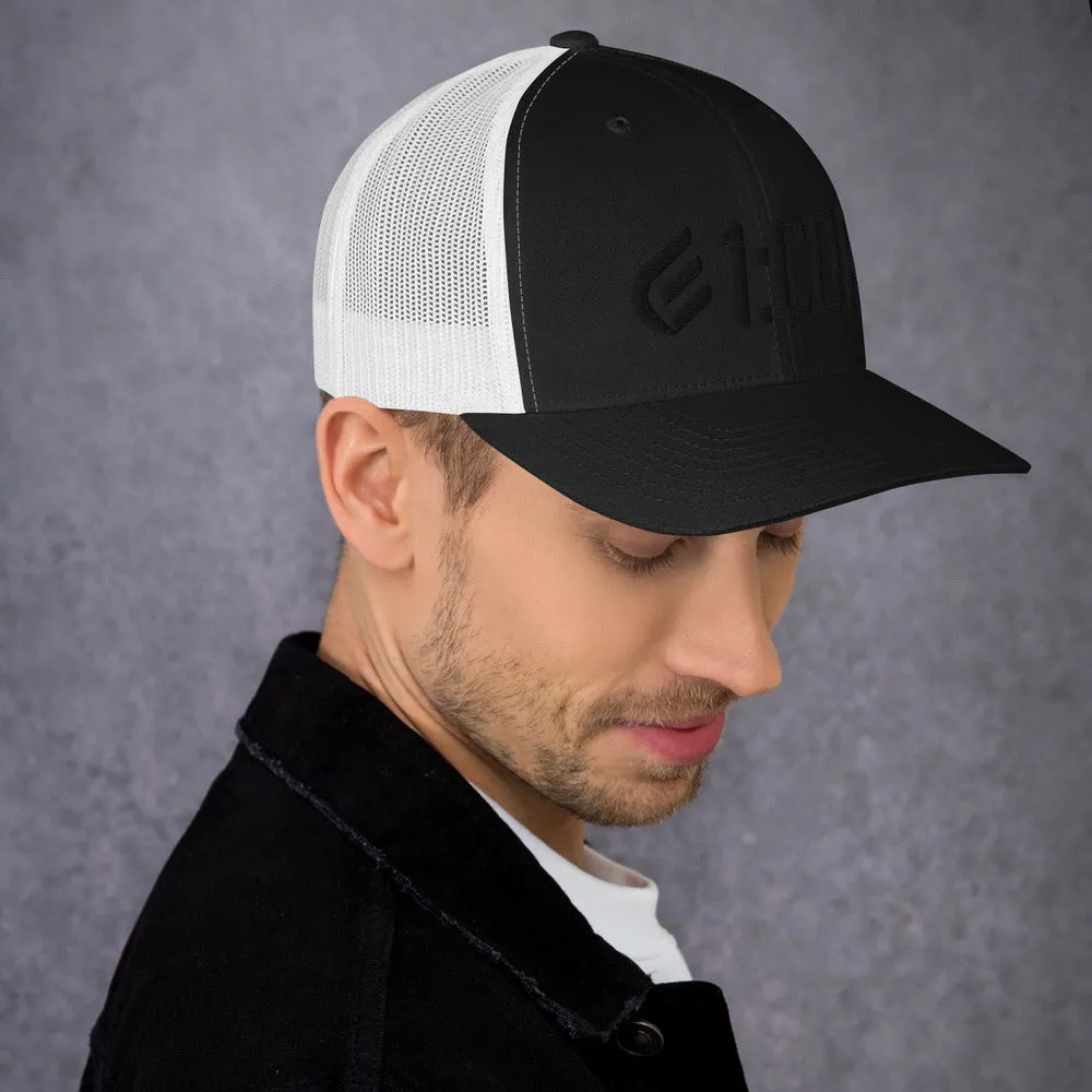 1:Cor Blackout | Embroidered Trucker Cap