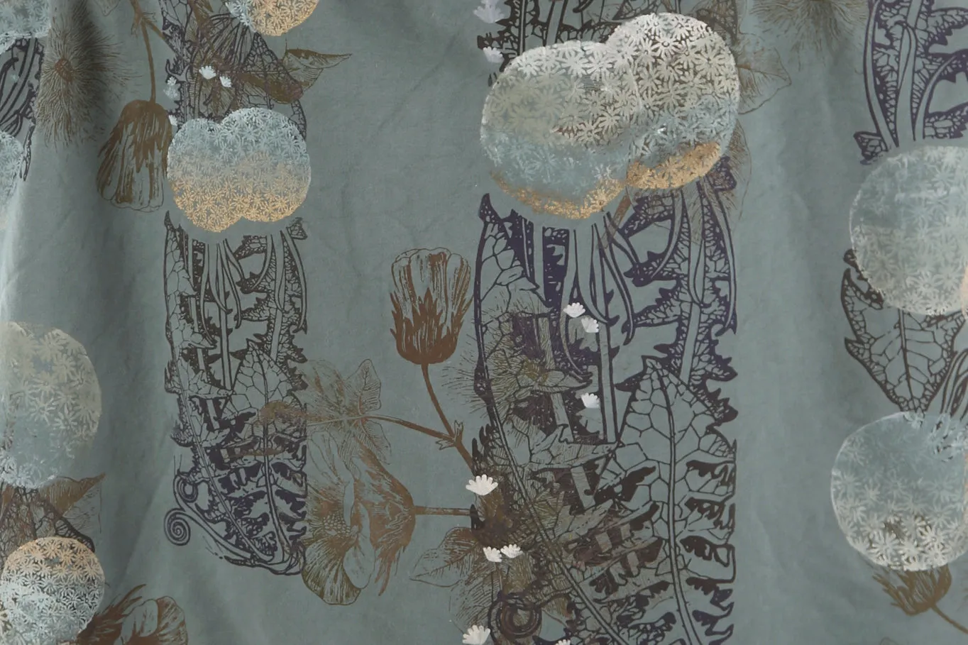 2210 Cozy Fleece Square Sweatshirt-Petrol- Dandelion Morris
