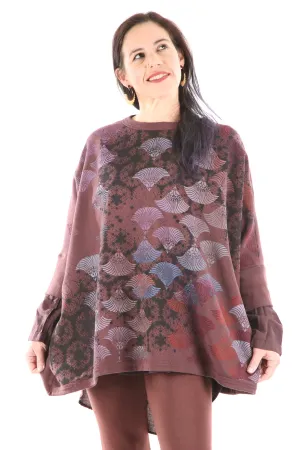 2210 Cozy Fleece Square Sweatshirt -Sumac-Nouveau Shadow Fan
