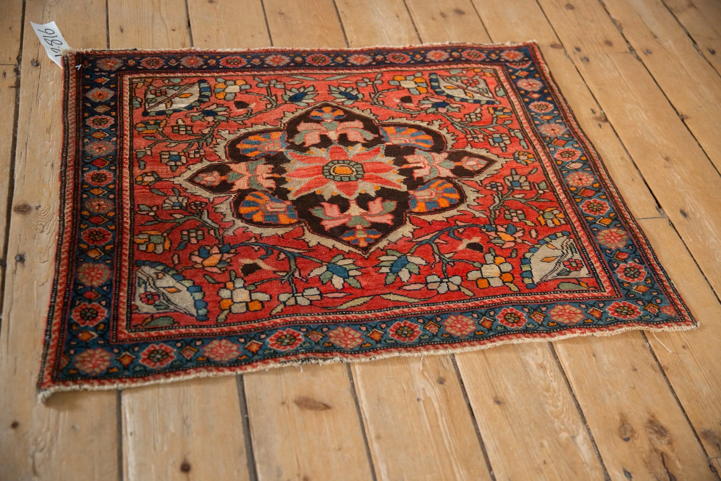 2x3 Antique Bag Face Farahan Sarouk Rug Mat