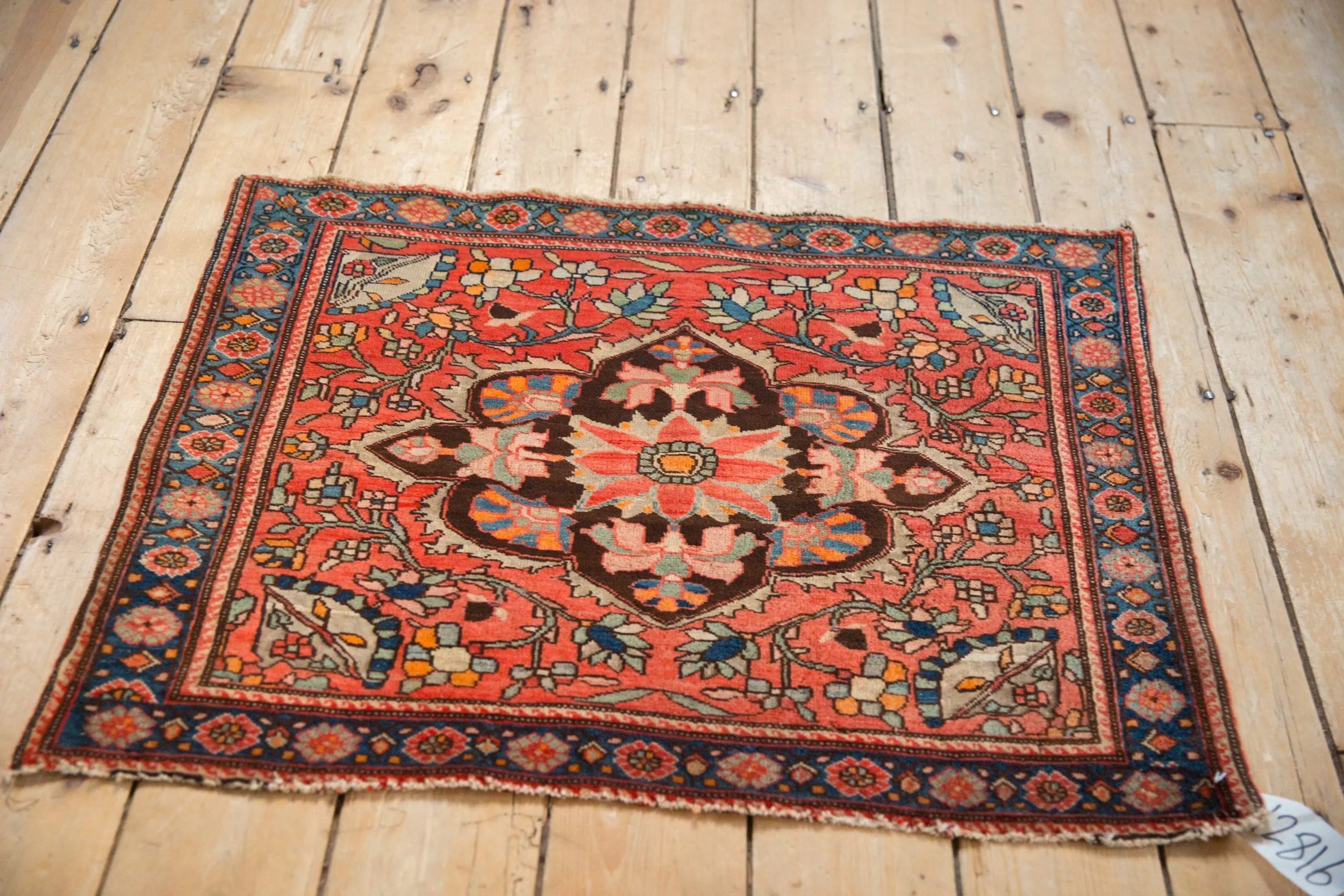 2x3 Antique Bag Face Farahan Sarouk Rug Mat