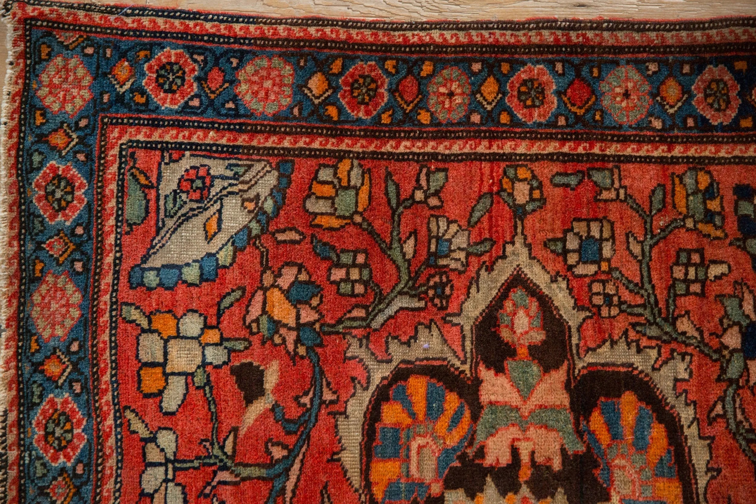 2x3 Antique Bag Face Farahan Sarouk Rug Mat