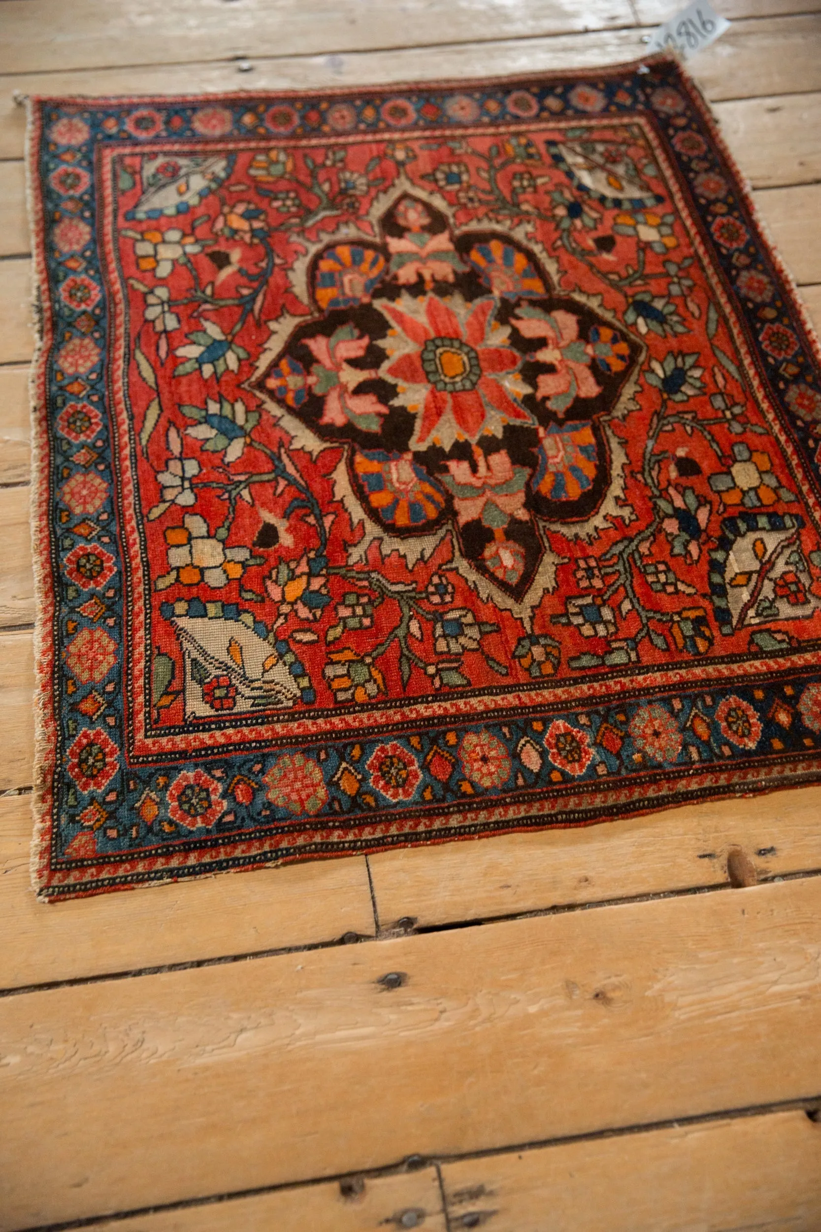 2x3 Antique Bag Face Farahan Sarouk Rug Mat