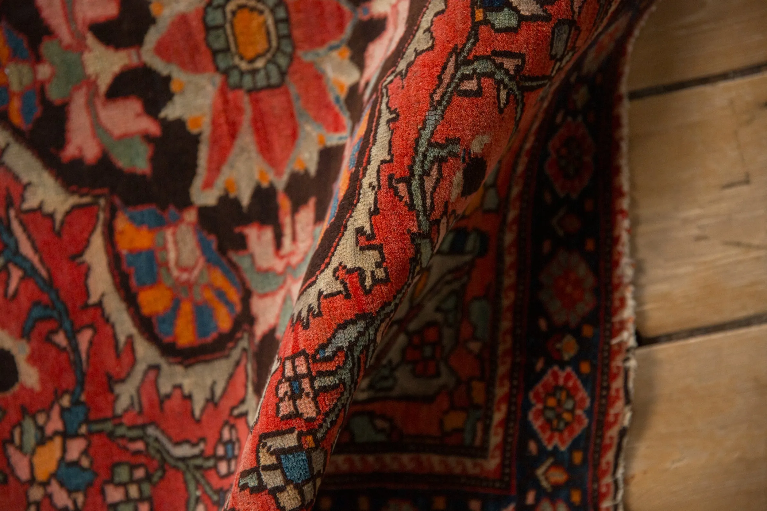 2x3 Antique Bag Face Farahan Sarouk Rug Mat