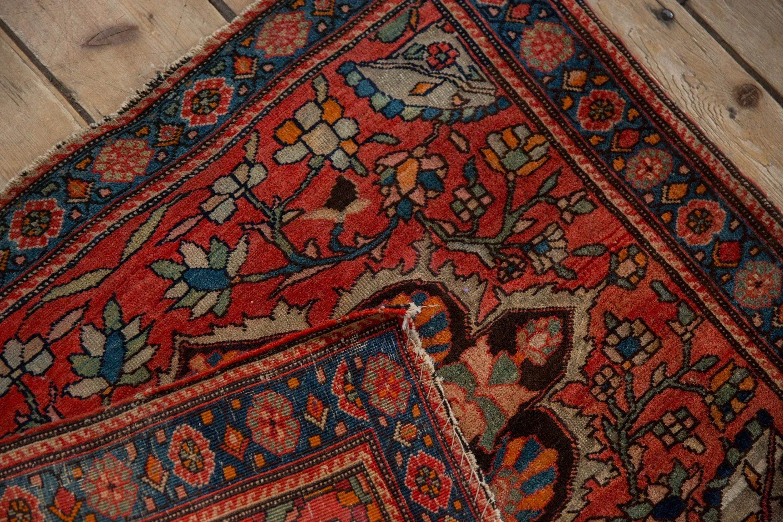 2x3 Antique Bag Face Farahan Sarouk Rug Mat