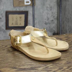 A New Approach Womens Vintage Suede Thong Strap Sandals 16740287e1bc94 Brown 6M