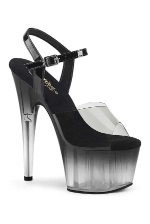 ADORE-708T-2 Sandal | Black Vinyl