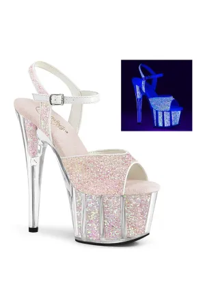 ADORE-710UVG Exotic Sandal | Neon Glitter