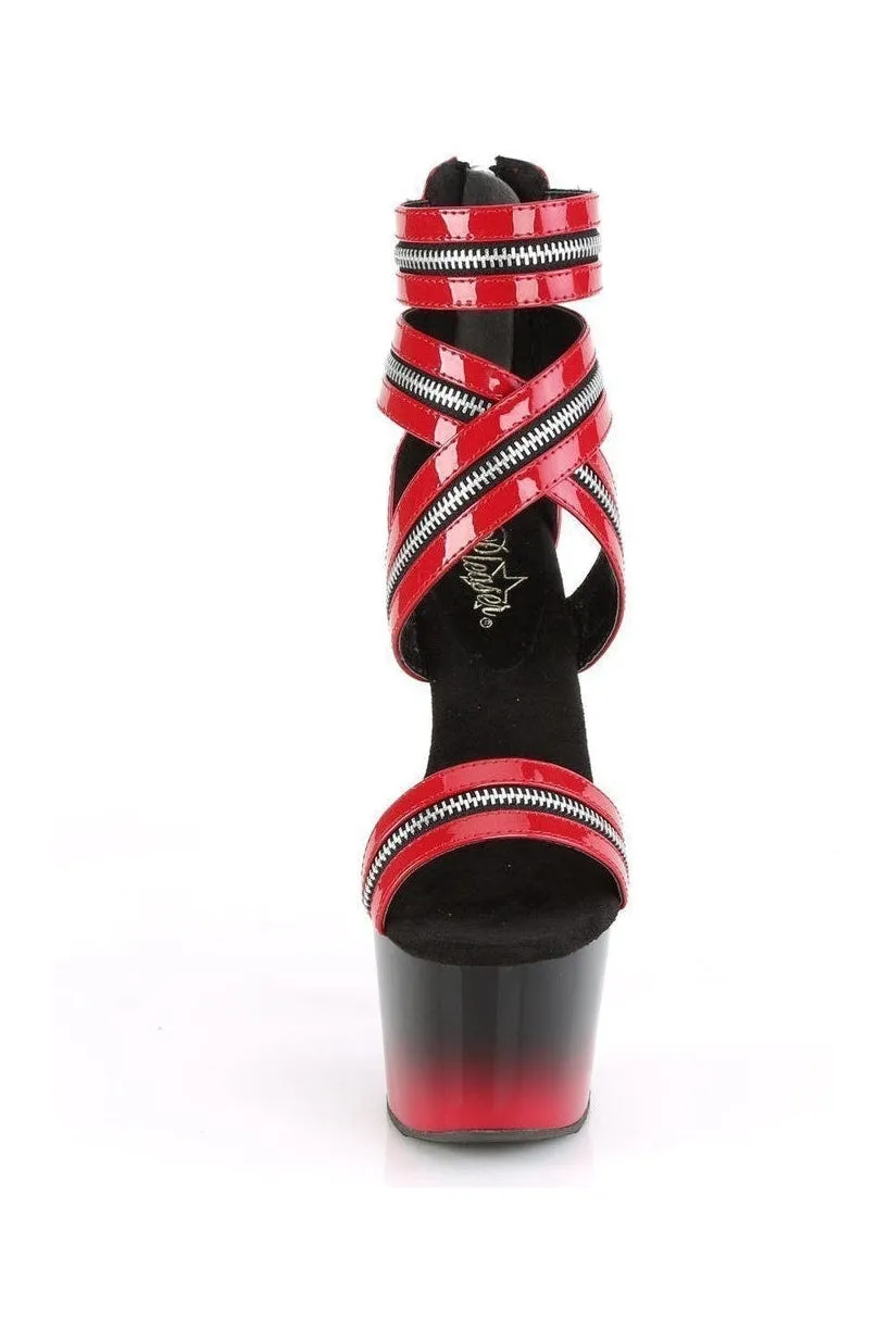 ADORE-766 Exotic Sandal | Red Patent