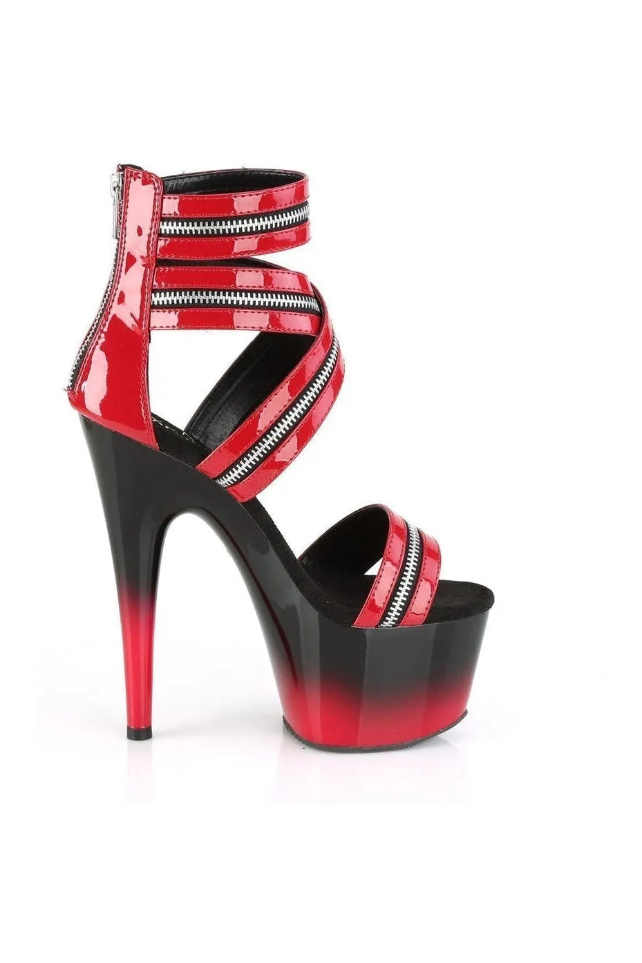 ADORE-766 Exotic Sandal | Red Patent