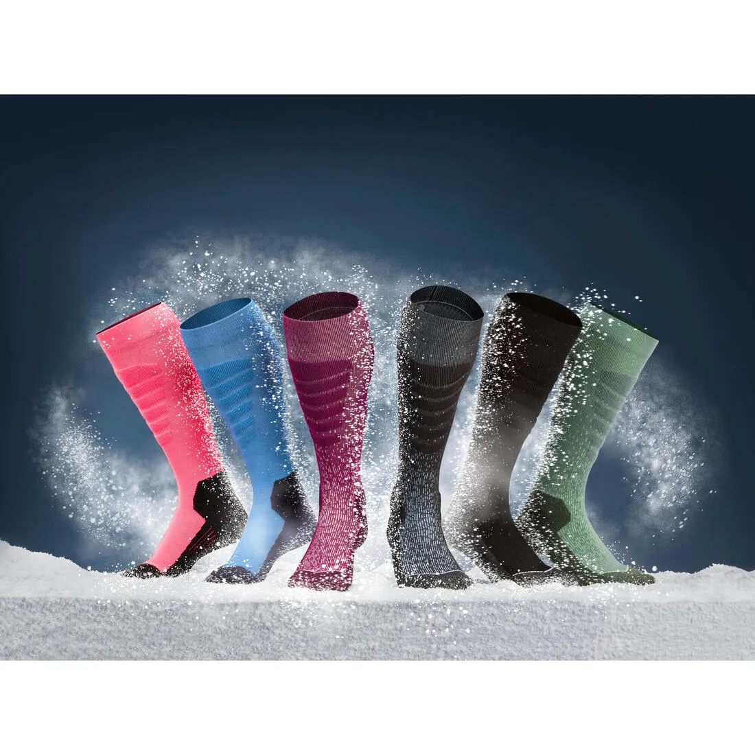 Adult Ski and Snowboard Socks 100 Plus