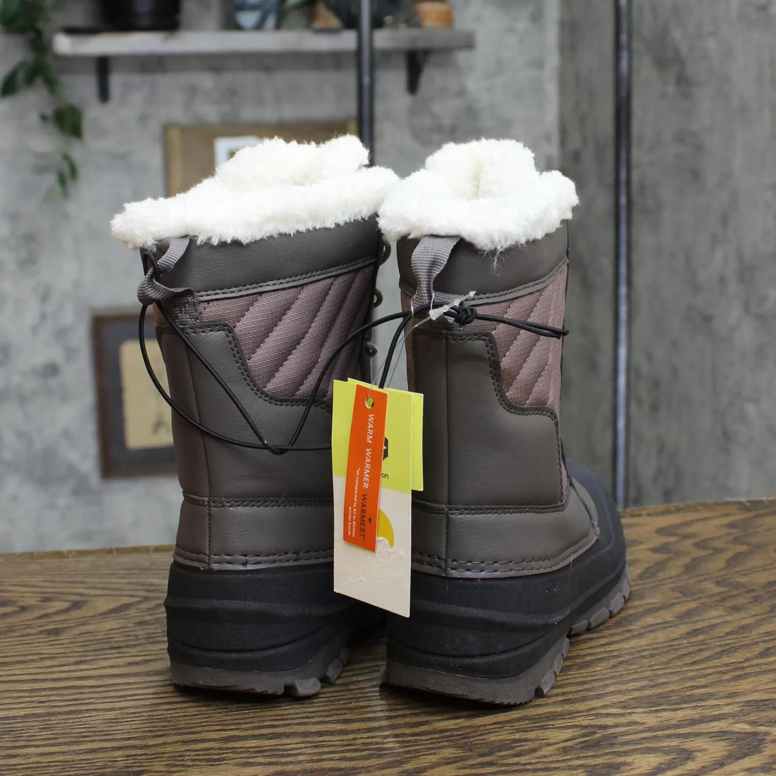 All In Motion Girls' Skylar Winter Boots 88236452 Blush Brown Black 1