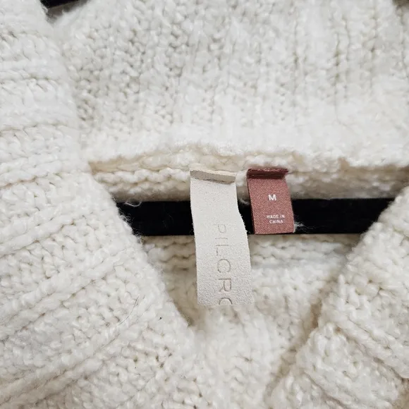 Anthropologie Pilcro Turtleneck Sweater in Ivory