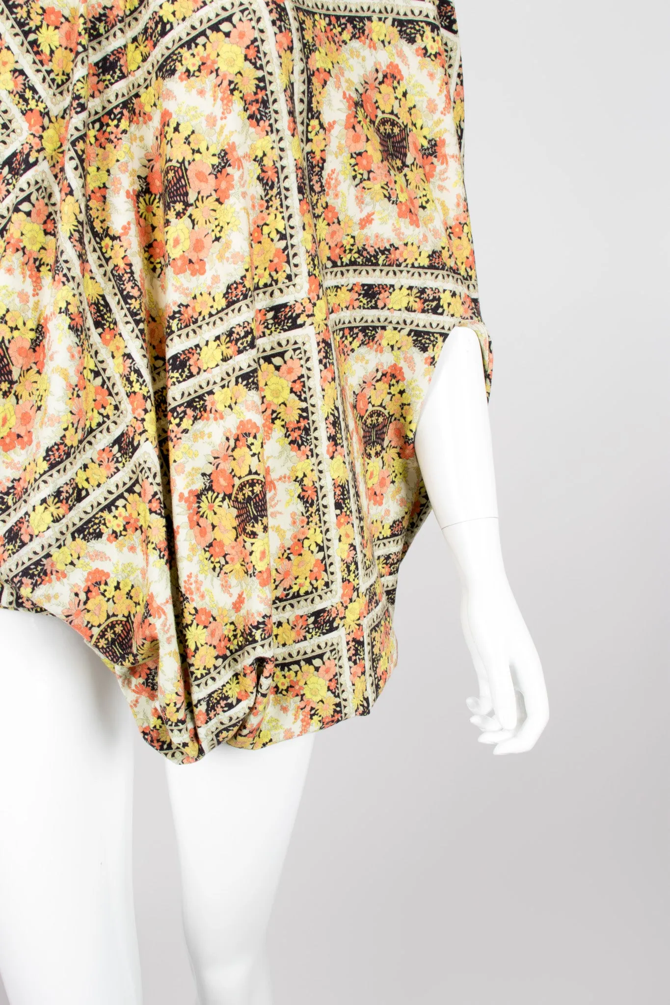 Asymmetrical Floral Tee