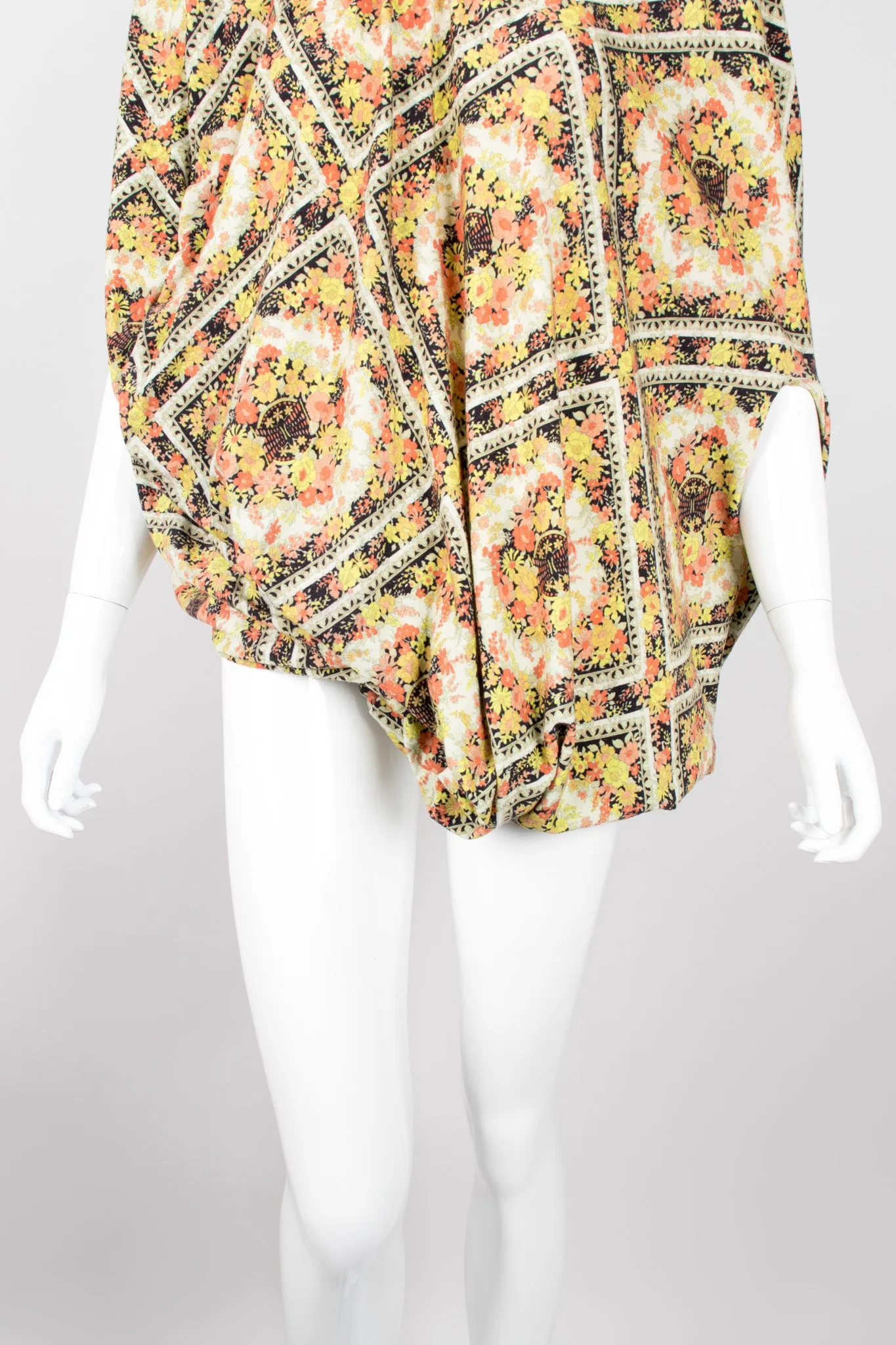 Asymmetrical Floral Tee