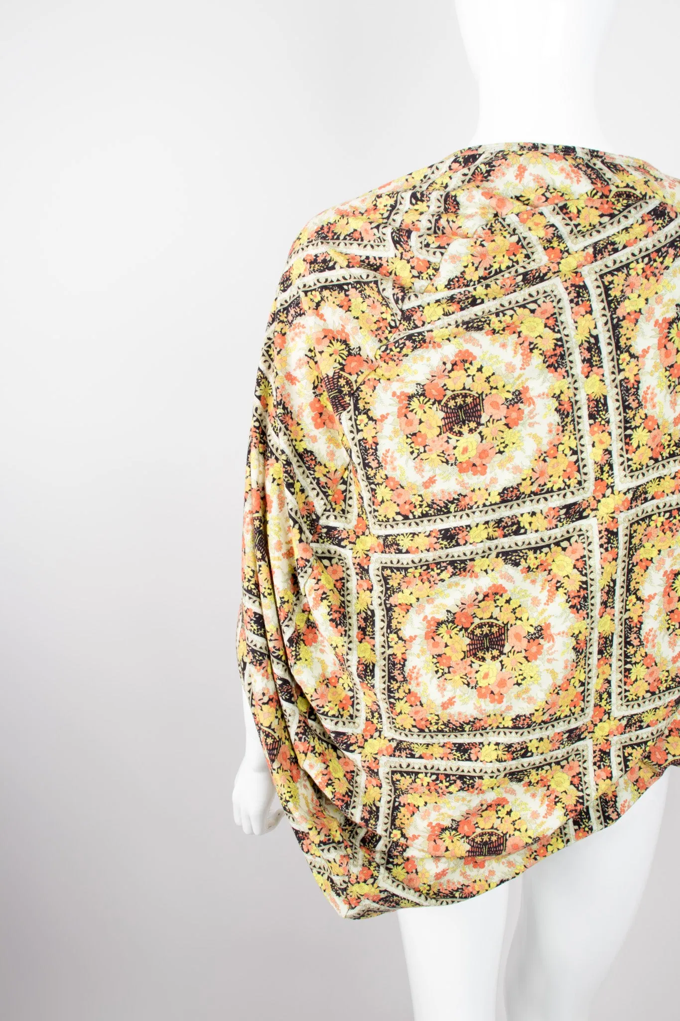 Asymmetrical Floral Tee