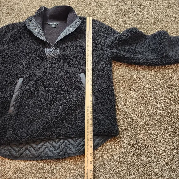Athleta Women’s Cozy Sherpa Snap Sweatshirt Size Medium