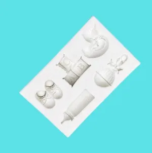Baby Shower Silicone Fondant Mould