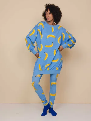 Banana Blue Sweater Dress en Legging set Dames