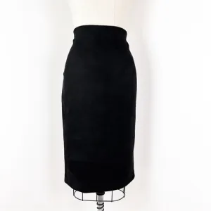 BCBG MAXAZRIA • Lyric Faux Suede Pencil Skirt • L