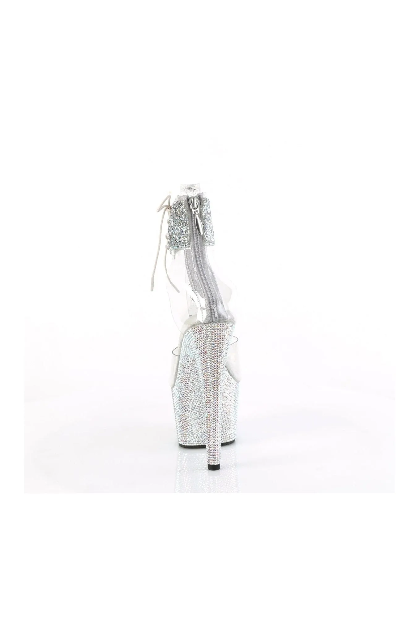 BEJEWELED-724RS-02 Clear Vinyl Sandal