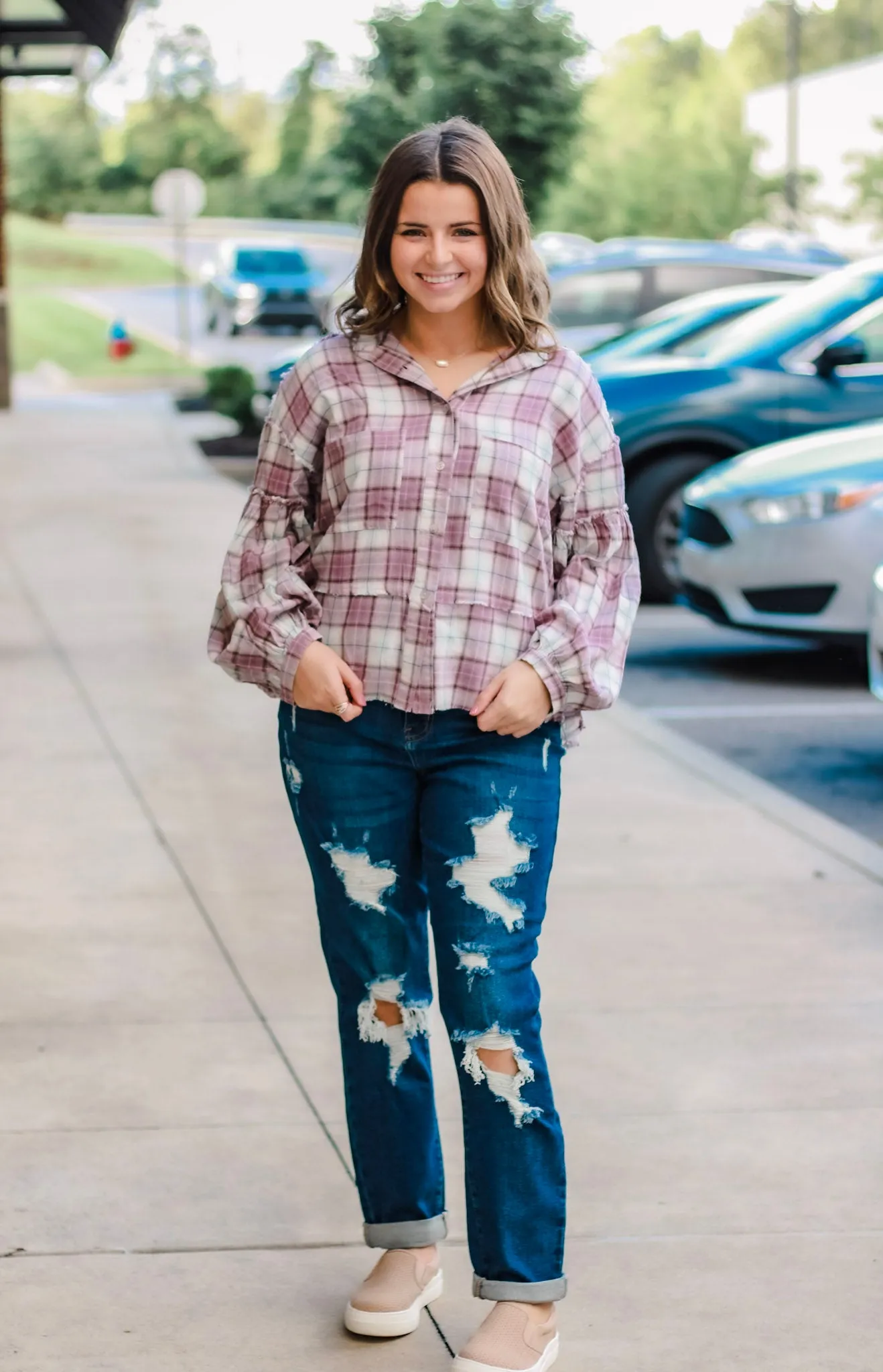 Berry Glad It's Fall Flannel