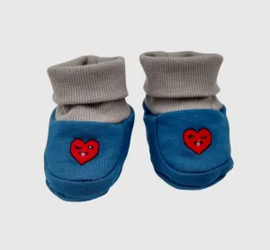 Best Friend Organic Booties Heart