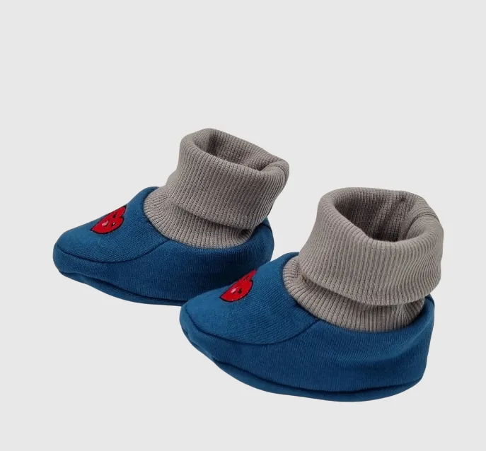 Best Friend Organic Booties Heart