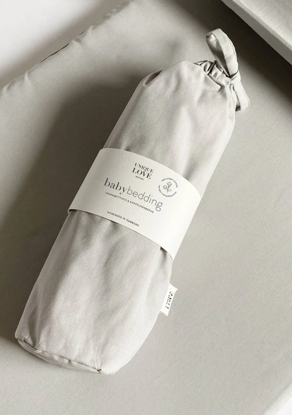 Bettwäsche-Set für Babykorb Soft Grey