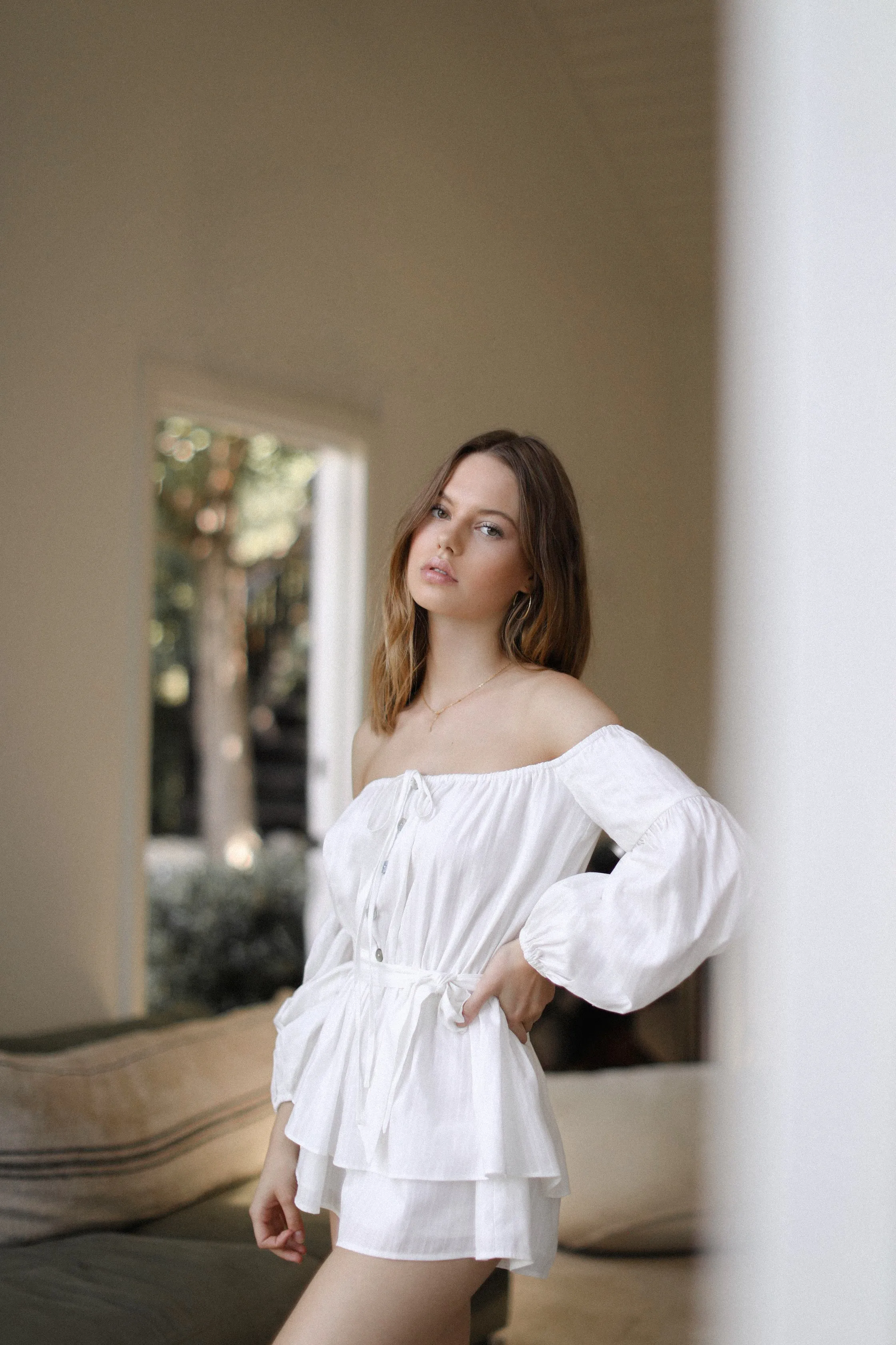 Bianca Romper - Ivory