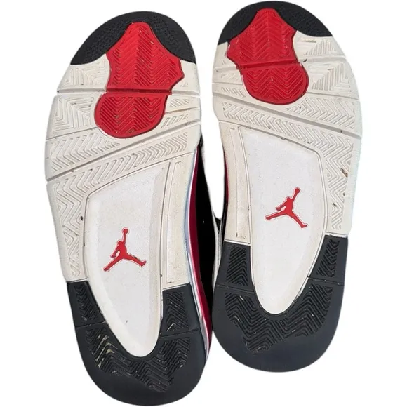 Big Boys Nike Air Jordan Black/Red/White “Dub Zero” Sneakers - 4Y