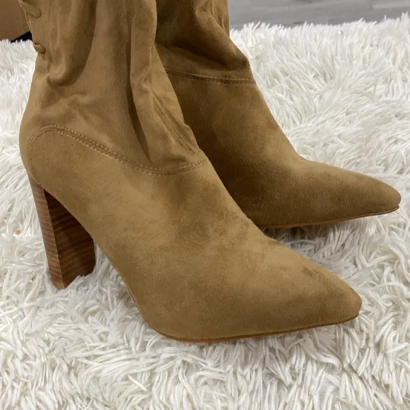 Billini Kimba Latte Suede Boot over the knee