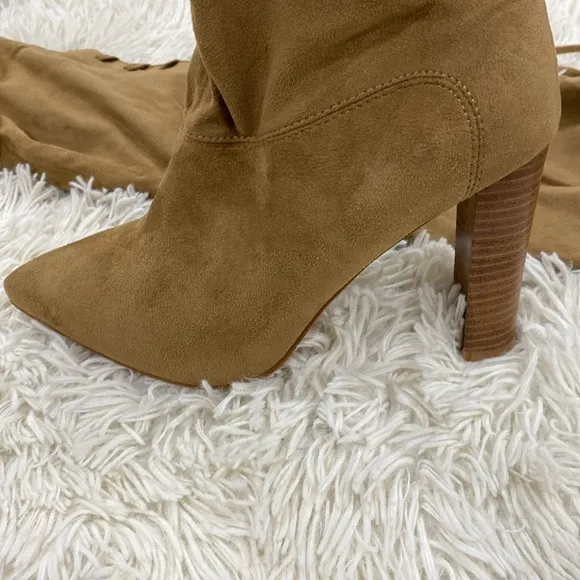 Billini Kimba Latte Suede Boot over the knee