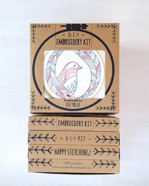 Bird of a Feather Embroidery Kit by Cozy Blue