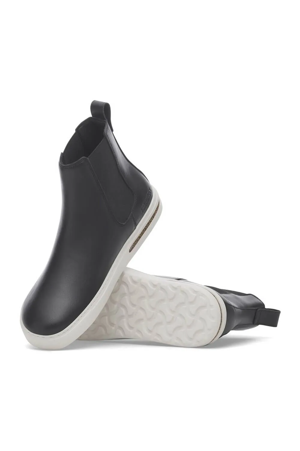Birkenstock Bend Chelsea Leather Booties for Women in Black | 1028473