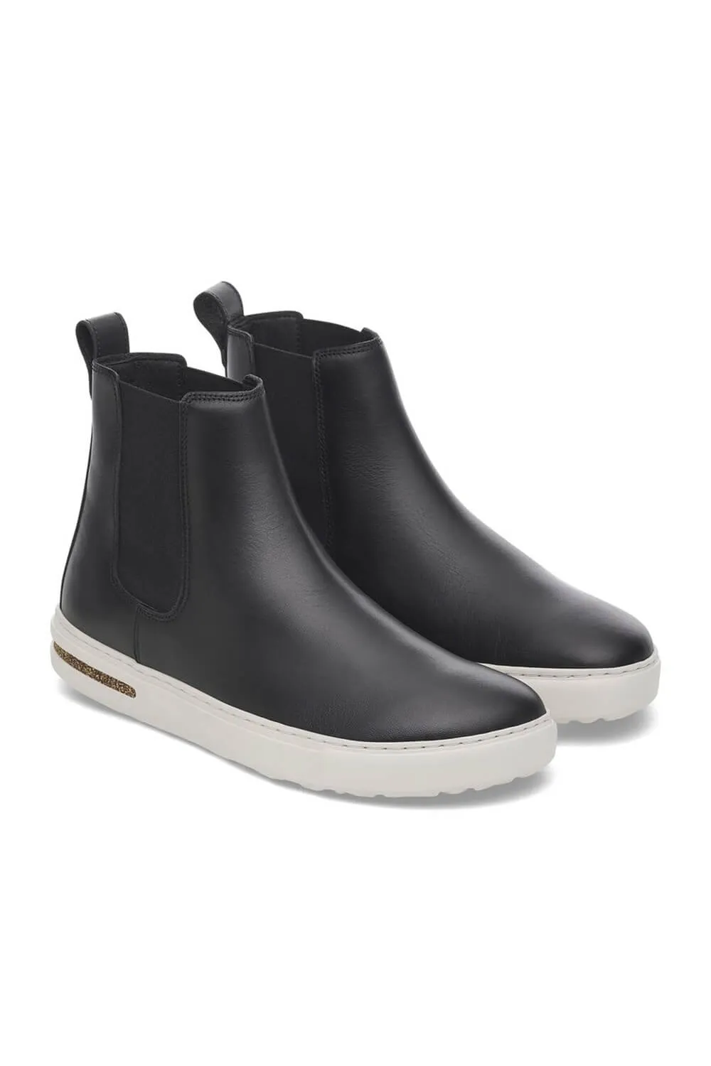 Birkenstock Bend Chelsea Leather Booties for Women in Black | 1028473