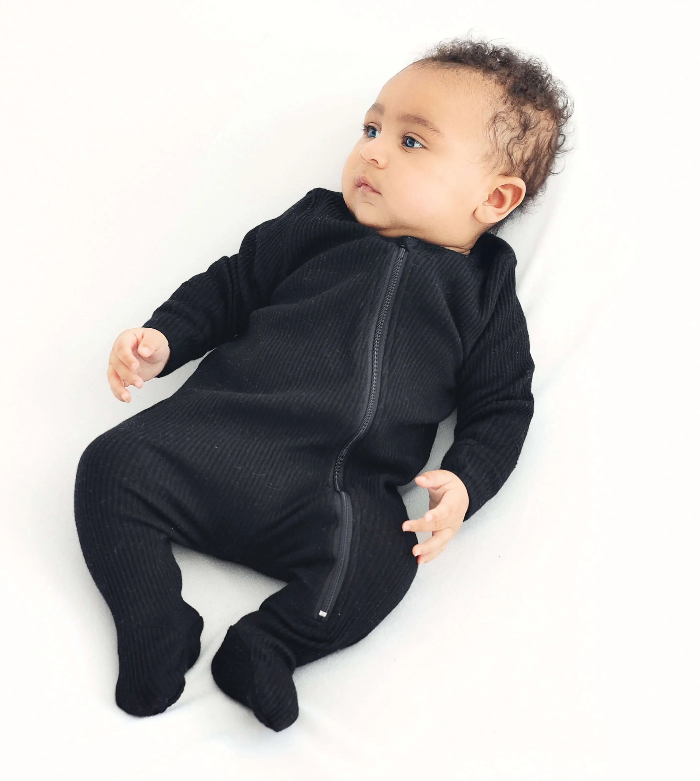 Black Zip Sleepsuit
