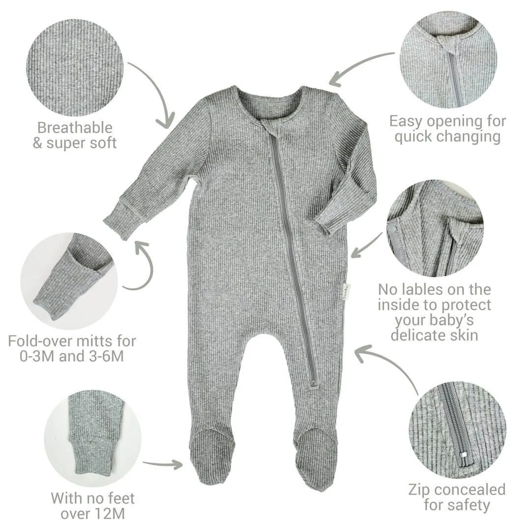 Black Zip Sleepsuit