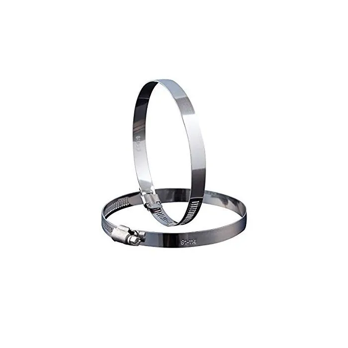 Blauberg DK-100-PVC-BLK Ventilation PVC Flexible Duct Cowled Wall Kit 4" 100mm Black