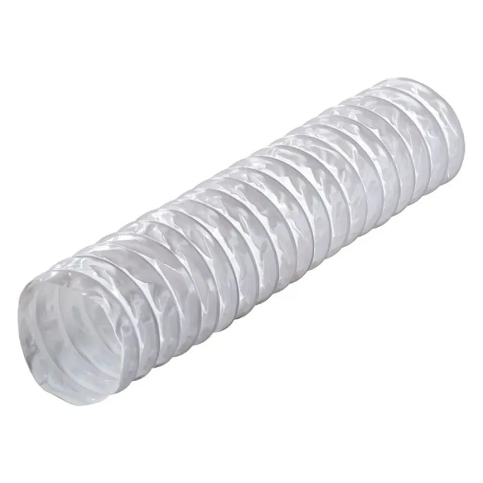 Blauberg DK-100-PVC-BLK Ventilation PVC Flexible Duct Cowled Wall Kit 4" 100mm Black
