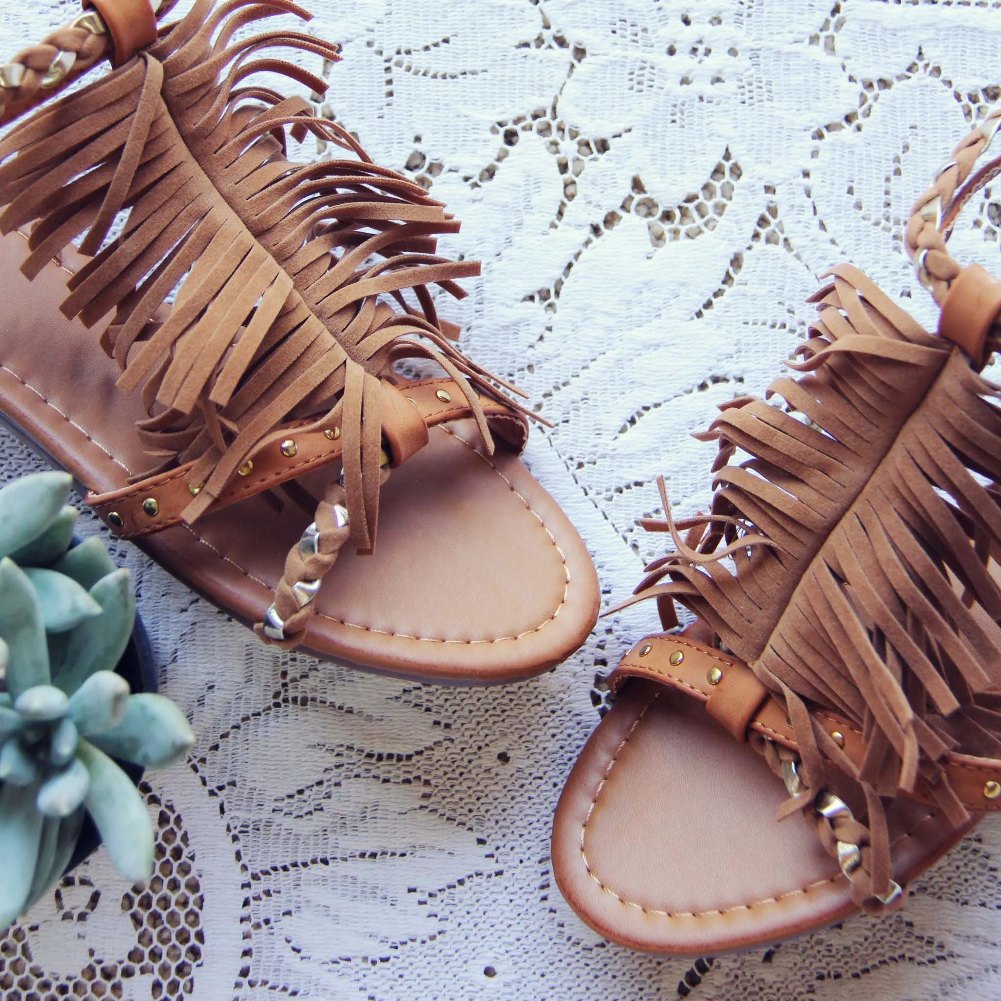 Braided Canyon Sandals in Sand