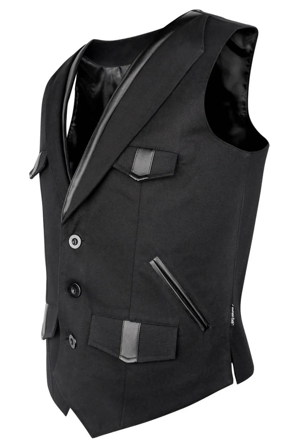 Breezy Custom Made Cotton Gothic Men's Waist Coat