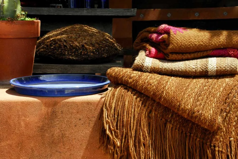 Brown Throw - Woven Wool Throw Blanket