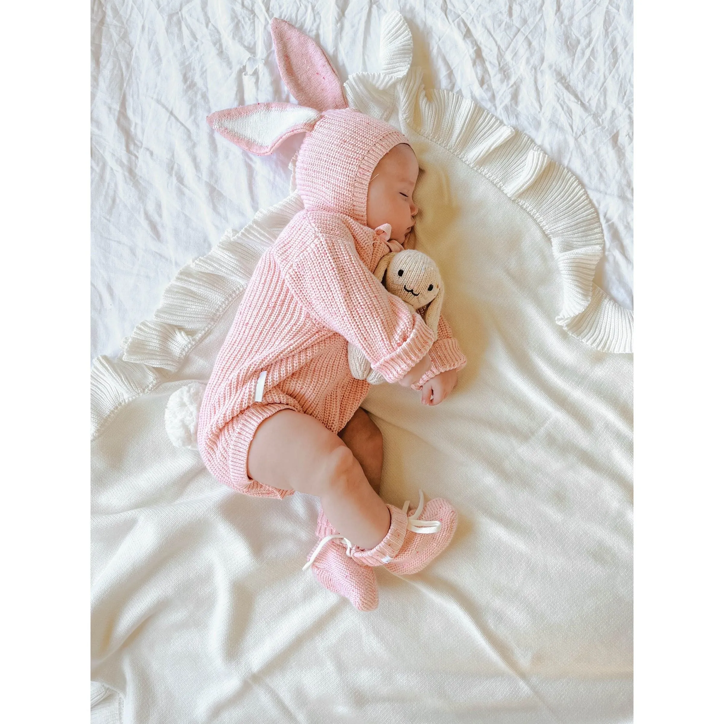 Bubble Romper - Easter Berry Fleck