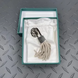 Buscemi Keyholder Lock Off White Suede