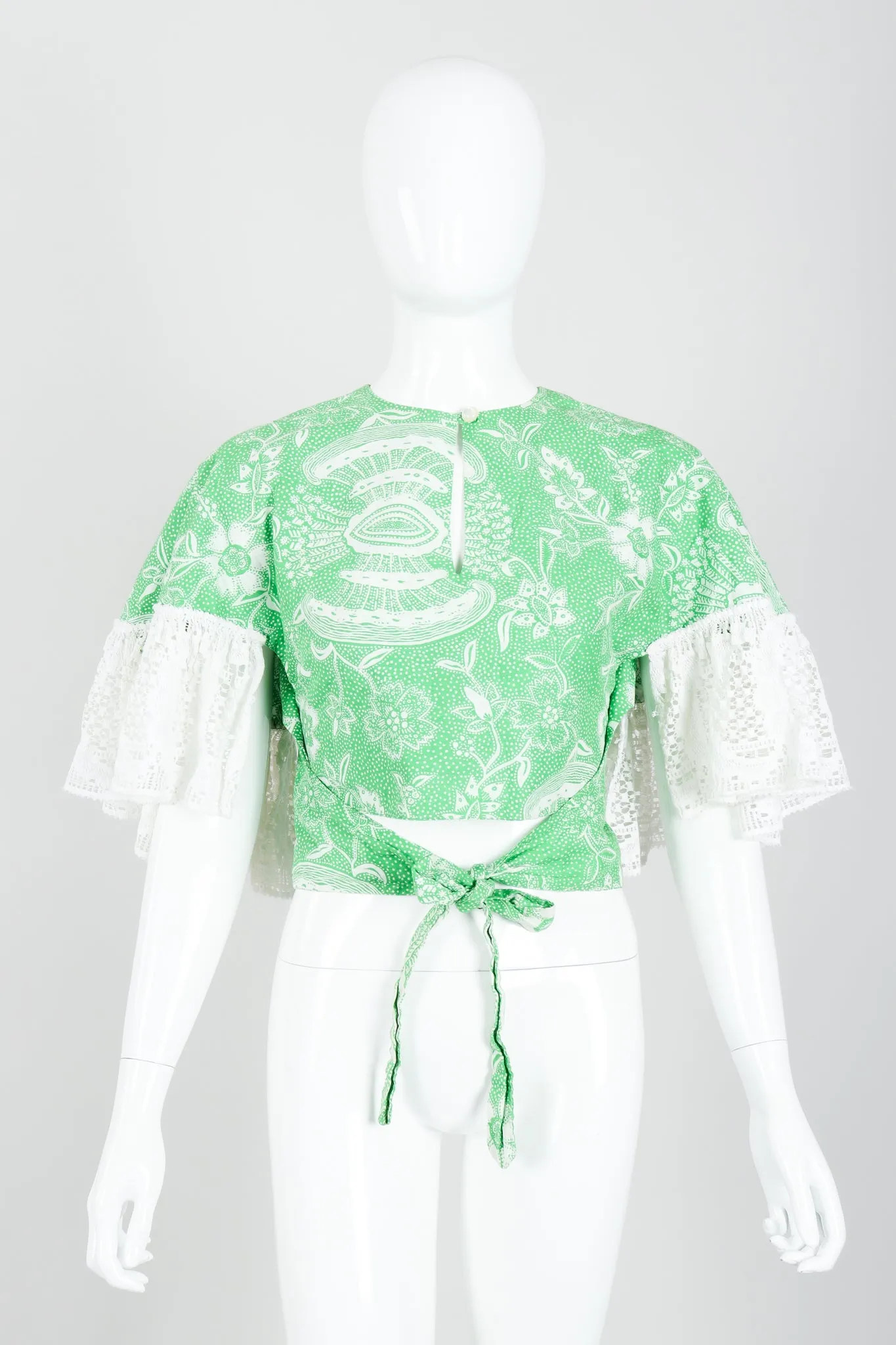 Butterfly Sleeve Top & Skirt Set