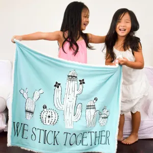 Cactus Cozy Baby Blanket
