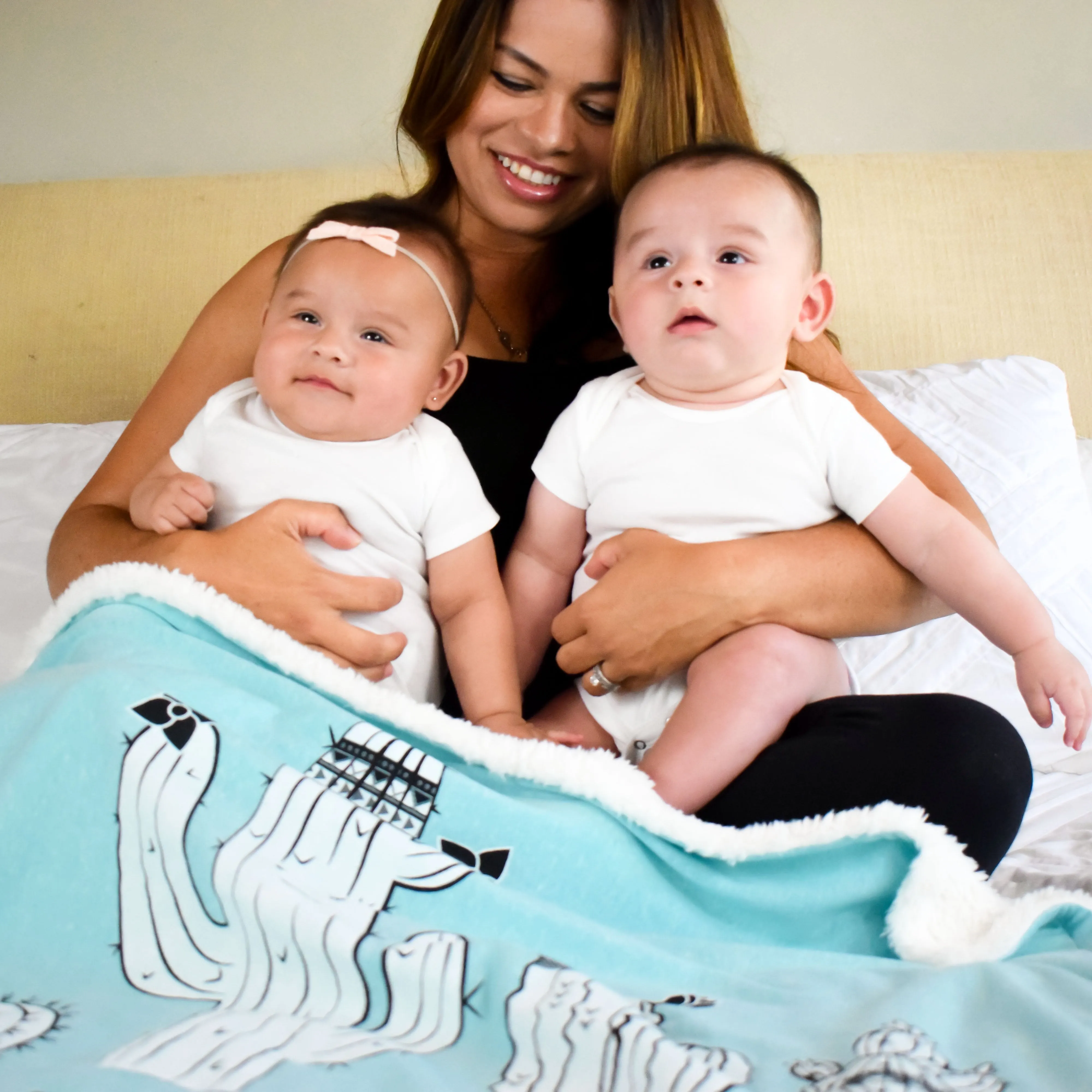 Cactus Cozy Baby Blanket