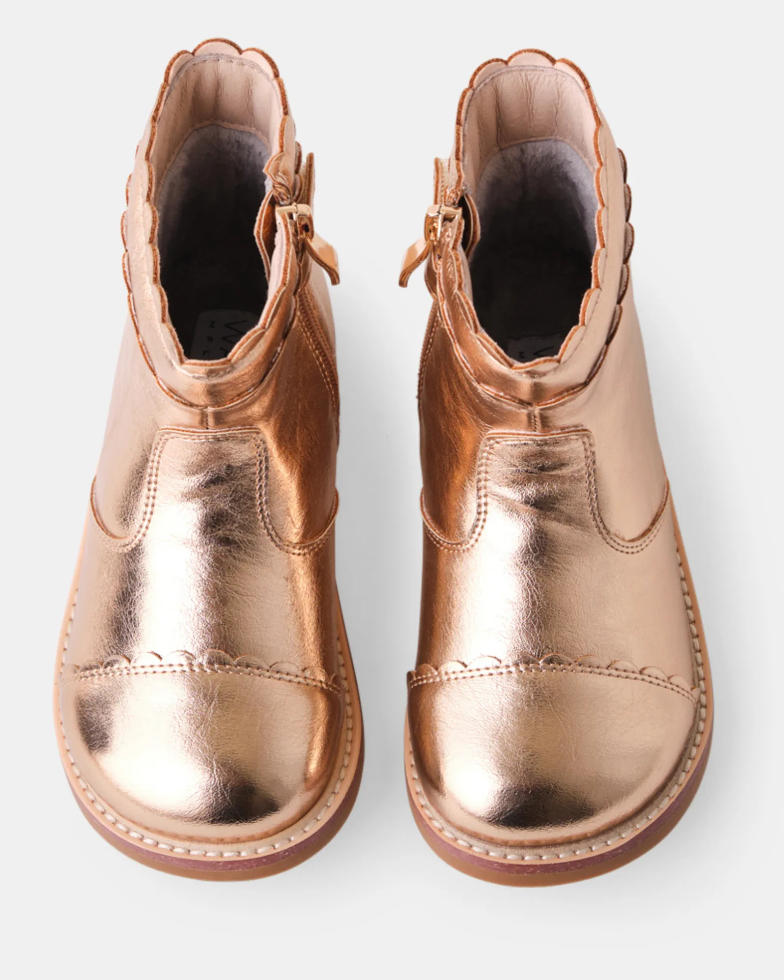Callie Boot - Metallic Rose